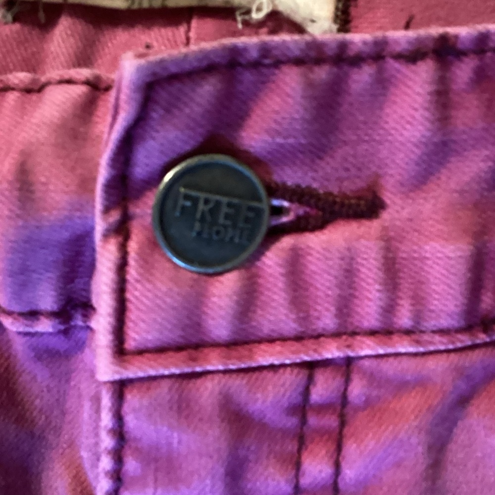 Free People Vibrant Purple Skinny Jeans - Picture 2 of 6